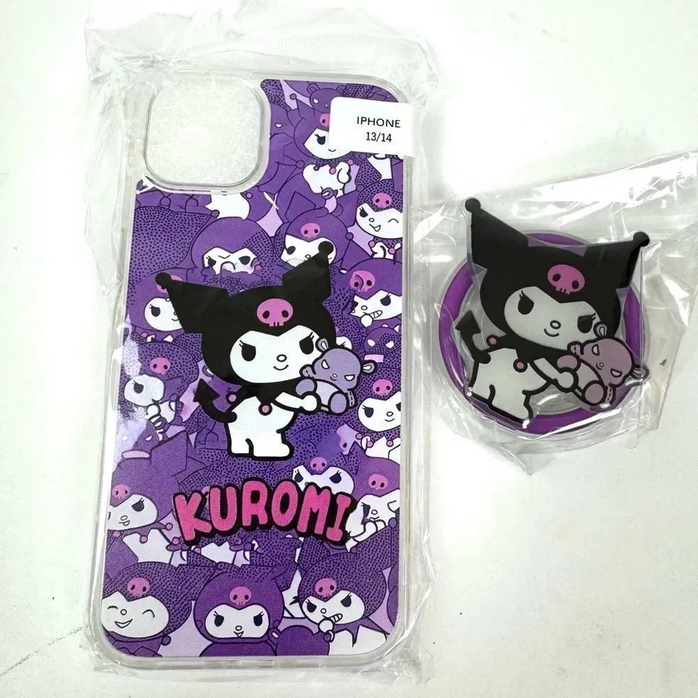 Cute Cartoon for iPhone 13/14 Case With Magnetic Suction Bracket